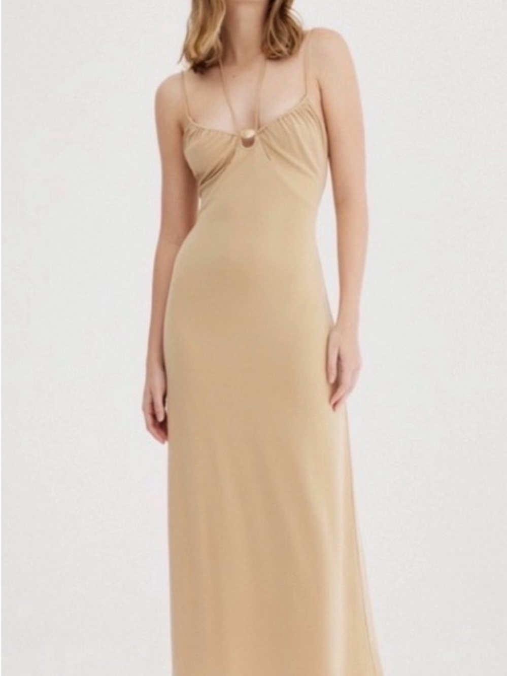Significant Other 'Alma' Midi Dress New With Tags (Sand/Beige)